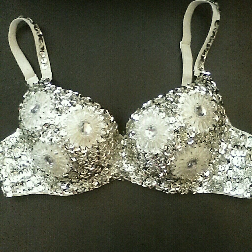 In New condition a unique Bedazzled  Bustier/Bra